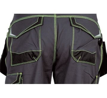 PANTALON LEIRIA noir/rouge