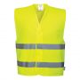 GILET SIGNALISATION JAUNE CLASSE 2 C474 - PORTWEST