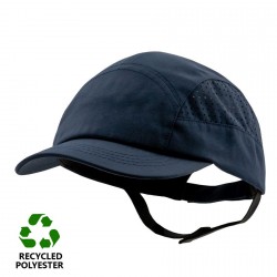 CASQUETTE ANTI-HEURT ECO RECYCLE POLYESTER VISIERE 5CM - SURFLEX