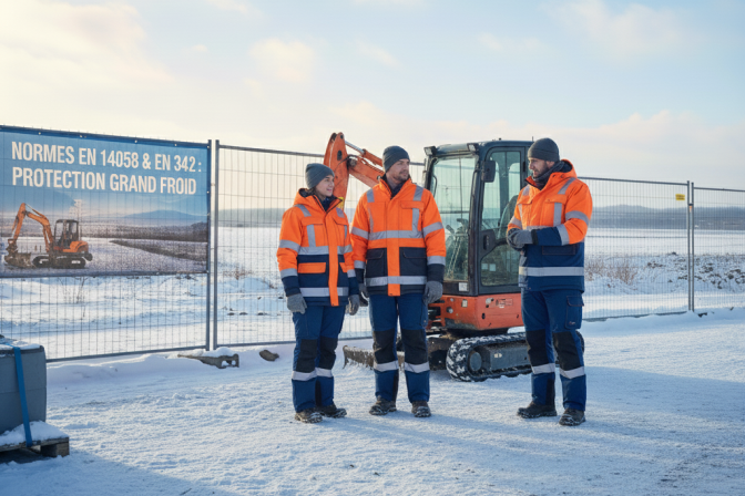 Les vêtements contre le froid : tout savoir sur les normes EN 14058 et EN 342